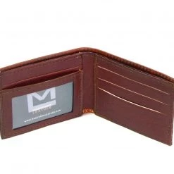 Mascorro Leather Bad Mother Fucker! Brown Leather Billfold Wallet ACCESSORIES