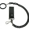 Mascorro Leather ACCESSORIES Matte Black Wallet Chain - 12"