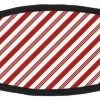 Daisy Candy Cane Stripe Face Mask