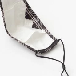 2NE1 Apparel Plaid Face Mask - Black