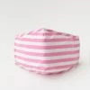 2NE1 Apparel ACCESSORIES Striped Face Mask - Pink 1 2NE1 Apparel ACCESSORIES Striped Face Mask - Pink