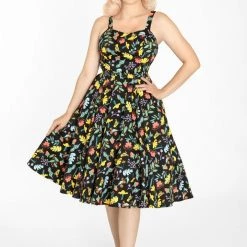 Lori "Folk Garden" Print Dress By Miss Lulo - Size S