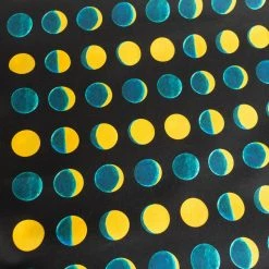 Jani "Golden Moon Phase" Print Dress By Miss Lulo APPAREL 11 Jani