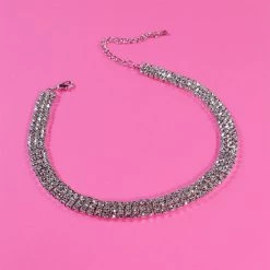 Andrea Bijoux Rhinestone Choker Necklace ACCESSORIES