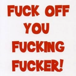 Nelson Line Fuck Off Card