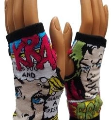 Hollywood Mirror ACCESSORIES Comic Print Arm Warmers
