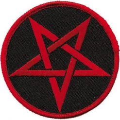 C & D Visionary Pentagram Patch - Red EVERYTHING ELSE