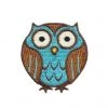 Fuzzy Dude Owl Patch By Chico Von Spoon
