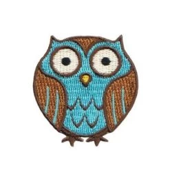 Fuzzy Dude Owl Patch By Chico Von Spoon