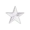 Fuzzy Dude Star Patch 2.5" White