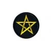 Fuzzy Dude Pentagram Patch Yellow EVERYTHING ELSE