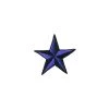 Fuzzy Dude Nautical Star Patch 1.5" Purple