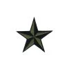 Fuzzy Dude EVERYTHING ELSE Nautical Star Patch 2" Army Green 2 Fuzzy Dude EVERYTHING ELSE Nautical Star Patch 2" Army Green