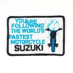 Fuzzy Dude Suzuki "World's Fastest" Patch EVERYTHING ELSE