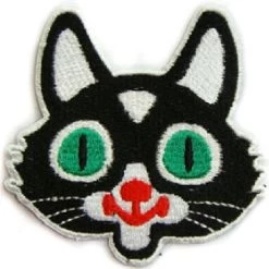 Hollywood Mirror Cat Face Patch