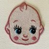Hollywood Mirror Kewpie Face Patch