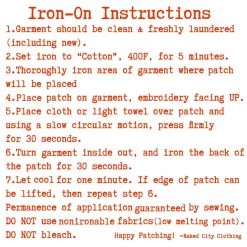 These Are Things Rainbow Stripe Heart Patch