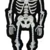 Hollywood Mirror EVERYTHING ELSE Skeleton Patch White On Black