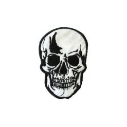 Hollywood Mirror Skull Patch