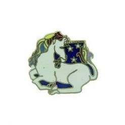 Eagle Emblems Rainbow Unicorn Enamel Pin