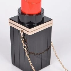 Clear Color Shop Lipstick Purse ACCESSORIES