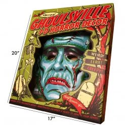 Retro-a-go-go! Studios EVERYTHING ELSE Code Blue Frankie Vac-tastic Plastic 3D Wall Decor