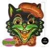 Retro-a-go-go! Studios Pumpkin Puss Vac-tastic Plastic 3D Wall Decor