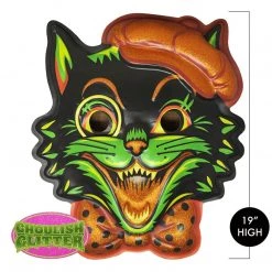 Retro-a-go-go! Studios Pumpkin Puss Vac-tastic Plastic 3D Wall Decor