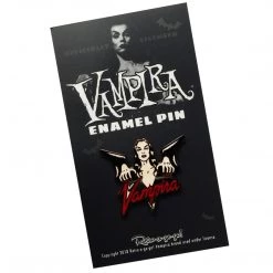 Retro-a-go-go! Studios Vampira Enamel Pin EVERYTHING ELSE