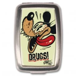 Retro-a-go-go! EVERYTHING ELSE Outhouse Rat Drugs! Pill Box