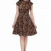 Retrolicious Leopard Print Bombshell Dress APPAREL