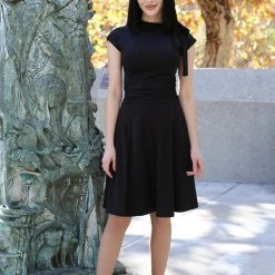 Retrolicious Bombshell Dress In Black APPAREL
