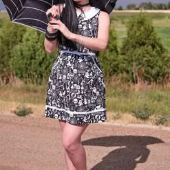 Retrolicious Glow Halloween Print Dress - Size XS APPAREL