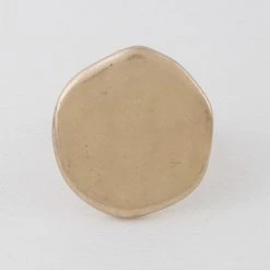 H & D Accessories Round Metal Ring In Gold 6 H & D Accessories Round Metal Ring In Gold