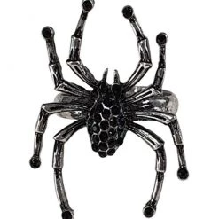 Girly Accessories Jeweled Spider Ring