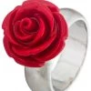 Girly Accessories Red Rose Ring 2 Girly Accessories Red Rose Ring
