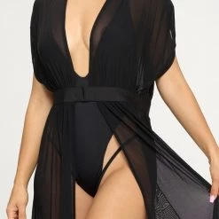 OhYes Fashion Black Mesh Cover-Up NEW ARRIVALS