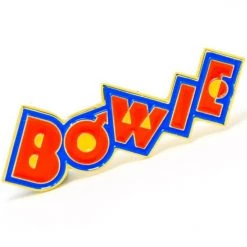 Rockin Pins EVERYTHING ELSE David Bowie Pin Ups Logo Enamel Pin