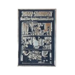 Rockin Pins David Bowie Ziggy Stardust Enamel Pin