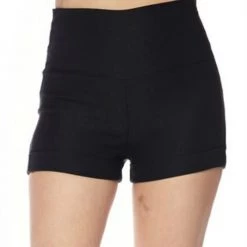 Top 10 High-Waist Stretch Shorts In Black
