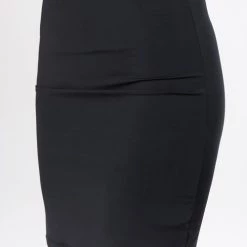 Anemone Black Half Slip