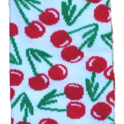 Hollywood Mirror Cherry Print Ankle Socks