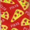 Hollywood Mirror ACCESSORIES Pizza Print Ankle Socks