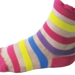 Hollywood Mirror Bright Stripe Sheer Socks ACCESSORIES