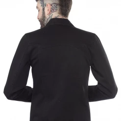 Sourpuss Clothing APPAREL Men's Black Denim Jacket