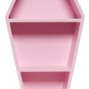 Sourpuss Clothing EVERYTHING ELSE Coffin Shelf - Pink