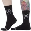 Sourpuss Clothing ACCESSORIES Coffin Crew Socks