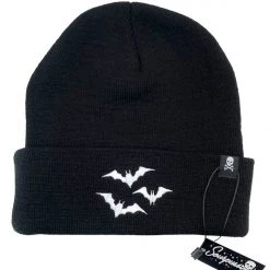 Sourpuss Clothing ACCESSORIES Luna Bats Knit Hat