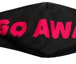 Sourpuss Clothing ACCESSORIES Go Away Face Mask By Sourpuss