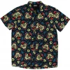 Sourpuss Clothing Wolfman Print Button Down Shirt APPAREL